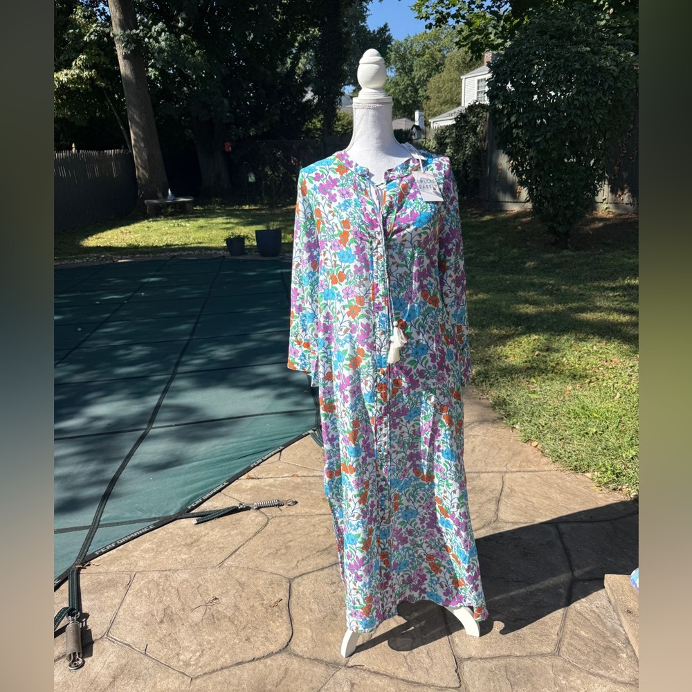 Roller Rabbit Multicolor Floral Dress BRAND NEW WITH TAGS